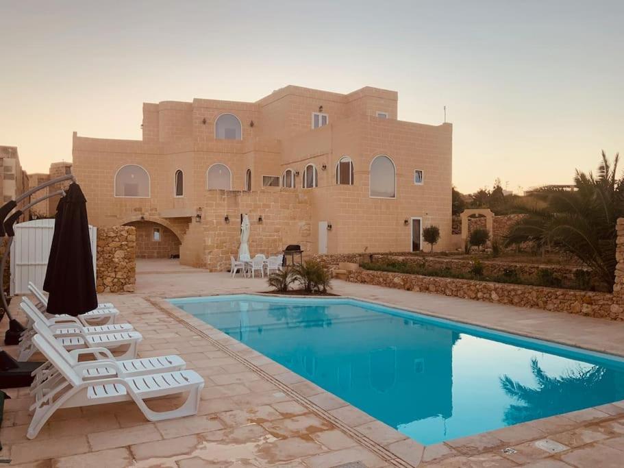 Farmhouse Villa With Large Pool And Garden In Gozo Gharb  Luaran gambar