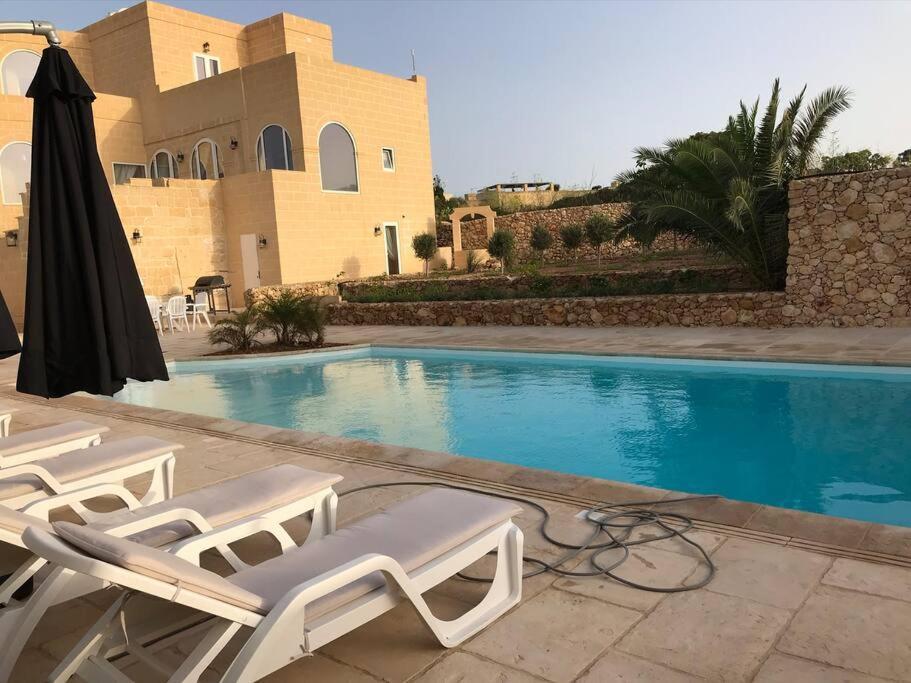 Farmhouse Villa With Large Pool And Garden In Gozo Gharb  Luaran gambar