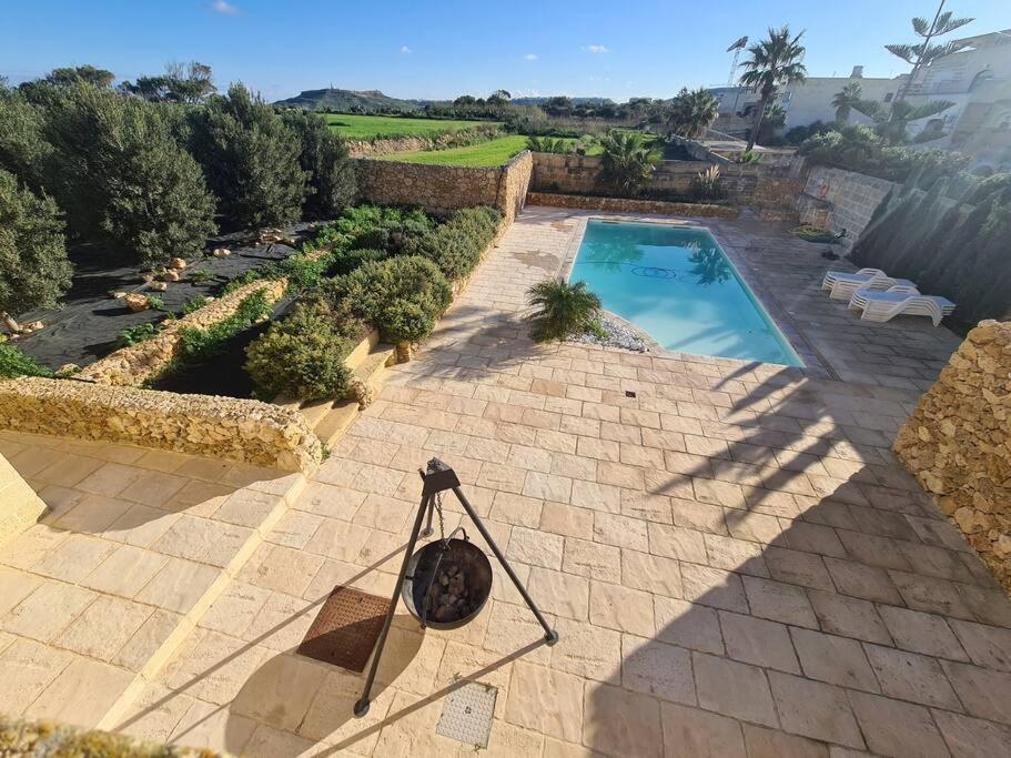 Farmhouse Villa With Large Pool And Garden In Gozo Gharb  Luaran gambar
